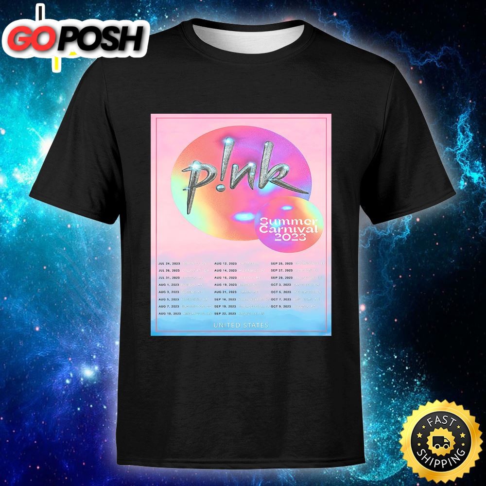 Pink Summer Canival Tour 2025 Unisex T-Shirt