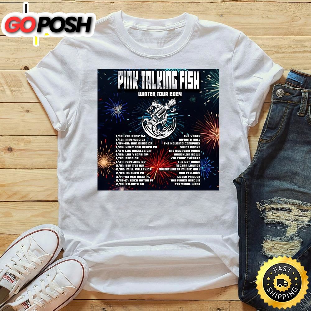 Pink Talking Fish 2025 Spring Tour Dark Side Of The Moon 50th Anniversary Celebration Shirt