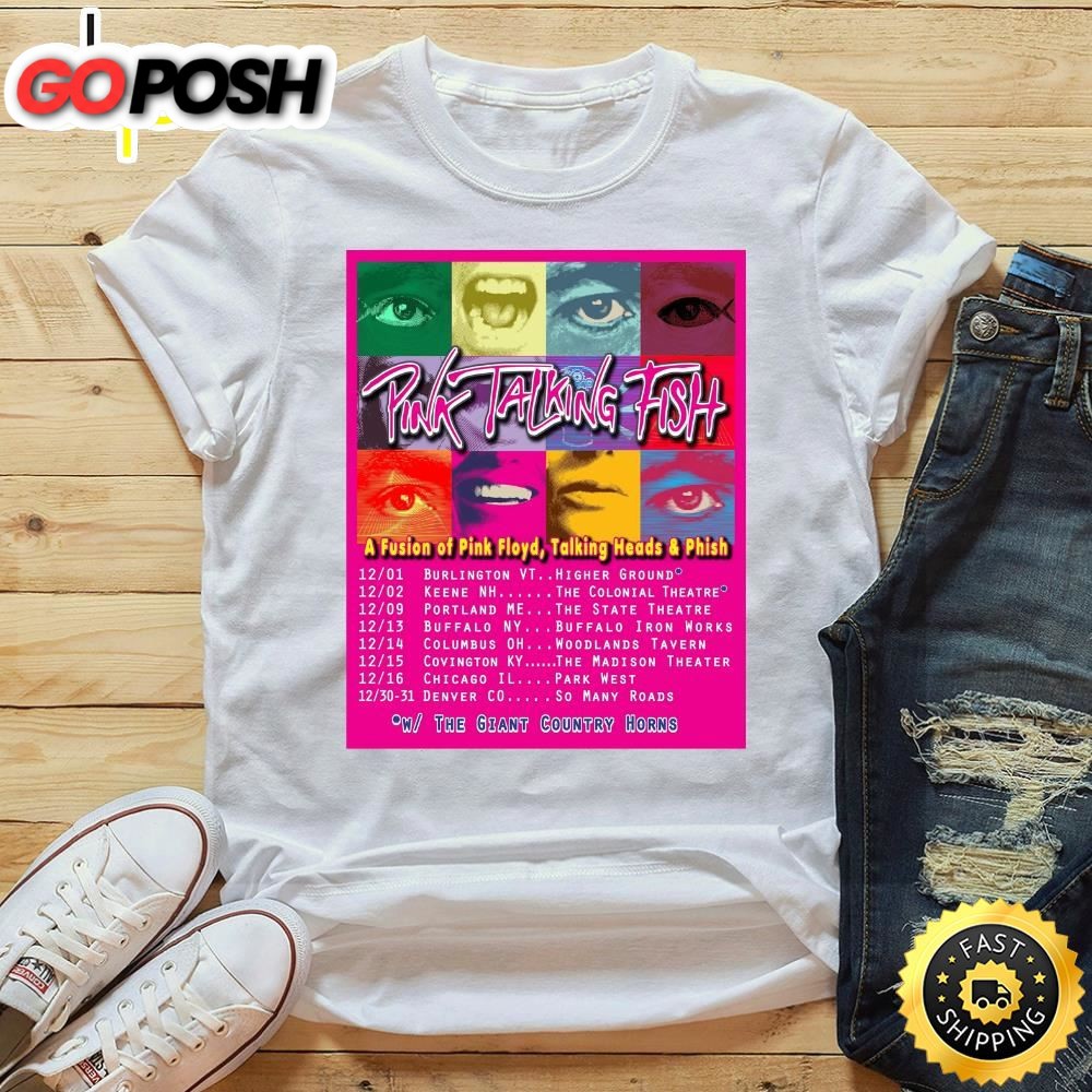 Pink Talking Fish Announce December 2025 Tour Shirt