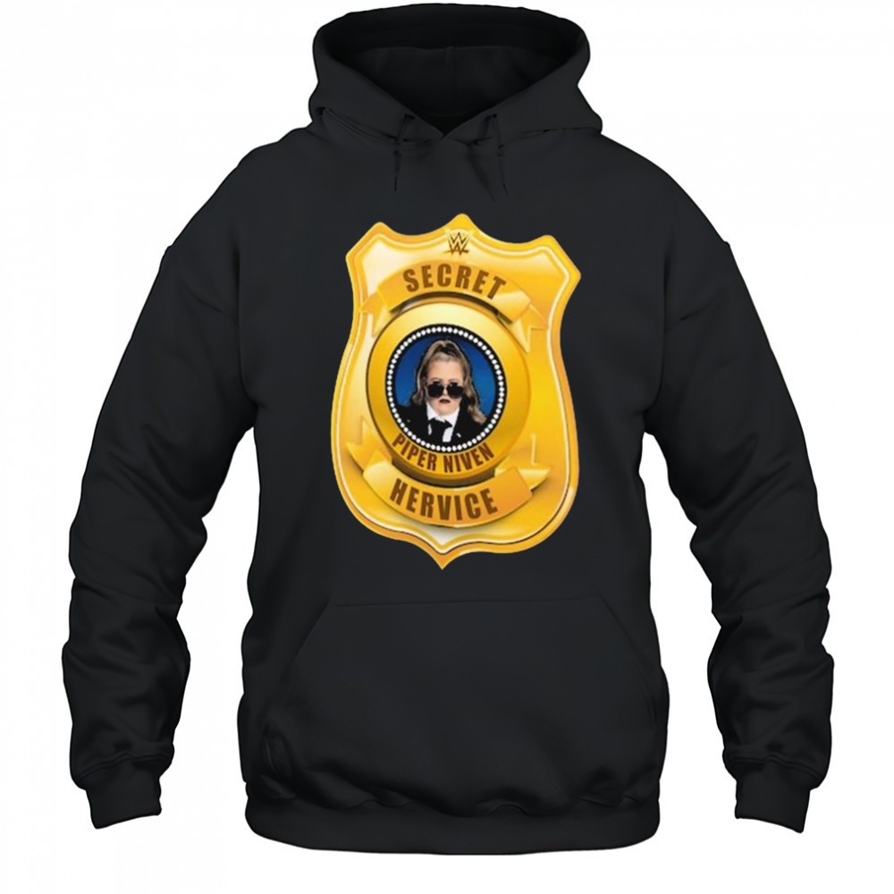 Piper Niven Secret Hervice Badge WWE 2025 t-shirt