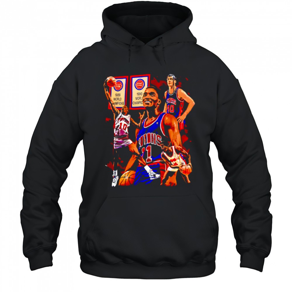 Pistons World champions 1989 graphic retro shirt