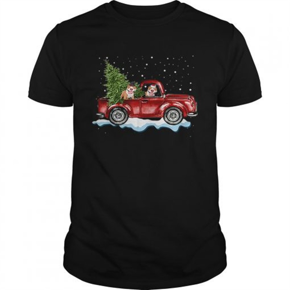 pitbull-dog-pickup-truck-christmas-shirt-w8qnadro Pitbull Dog Pickup Truck Christmas shirt