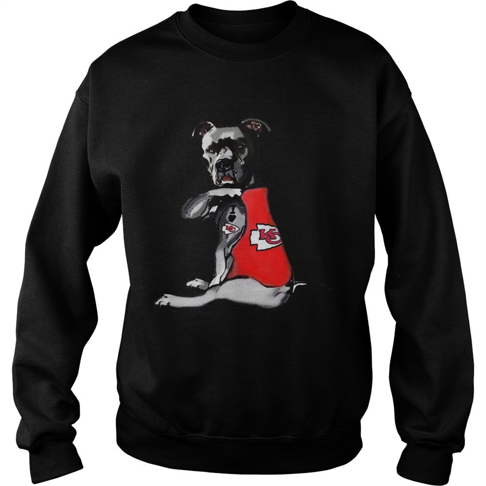 Pitbull Rottweiler I Love Kansas City Chiefs shirt