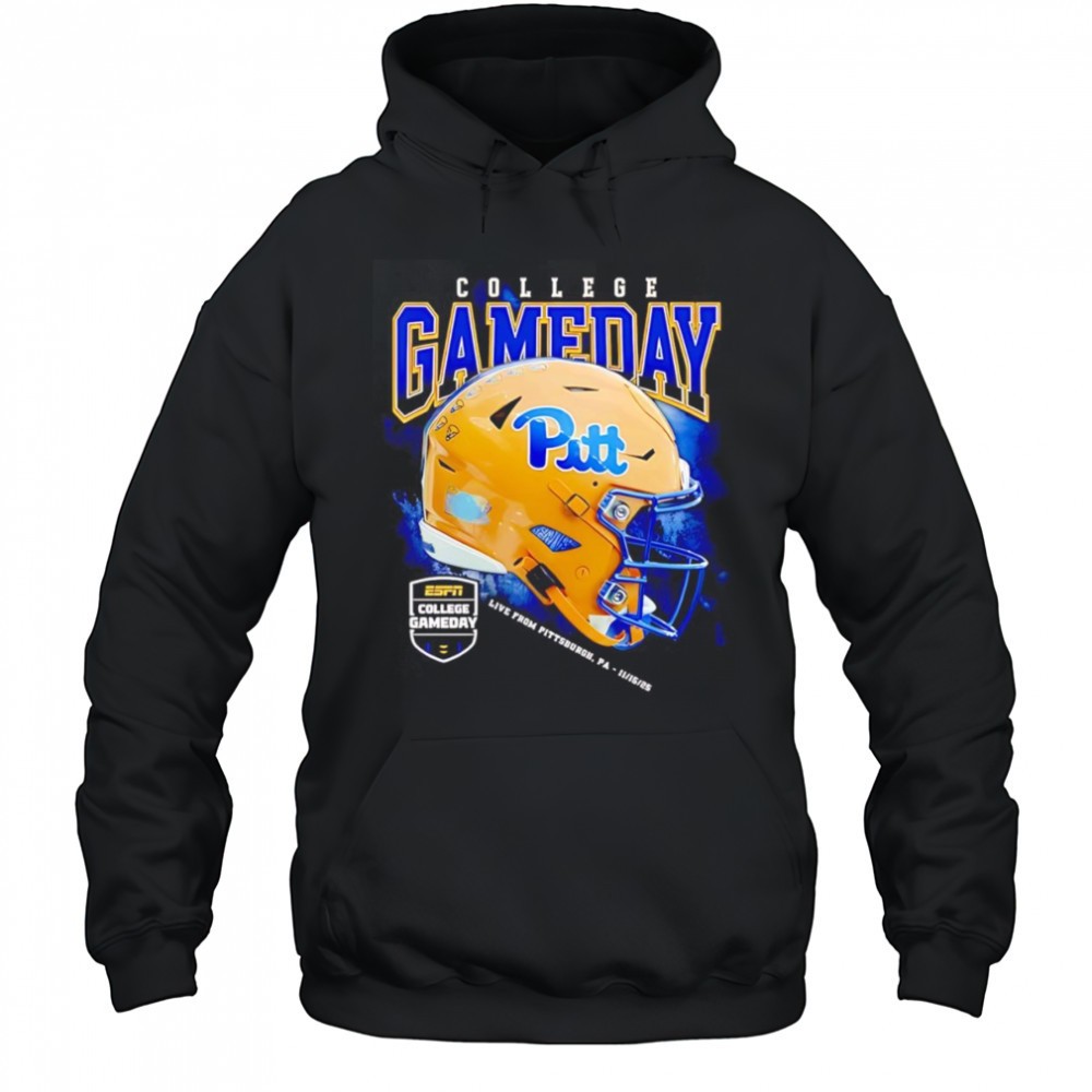 Pitt Panthers Football College Gameday Helmet Shirt