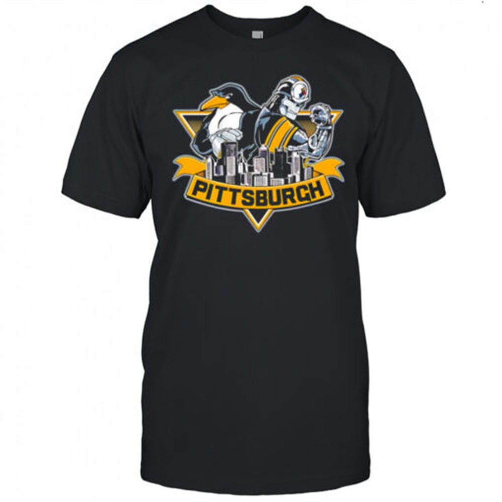 pittsburgh-hockey-and-football-mascot-shirt-7j8w7h2m Pittsburgh hockey and football mascot shirt