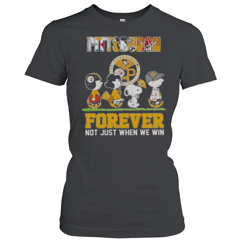 pittsburgh-panthers-the-peanuts-snoopy-and-friends-forever-not-just-when-we-win-69l468en Pittsburgh Panthers The Peanuts Snoopy And Friends Forever Not Just When We Win T-Shirt