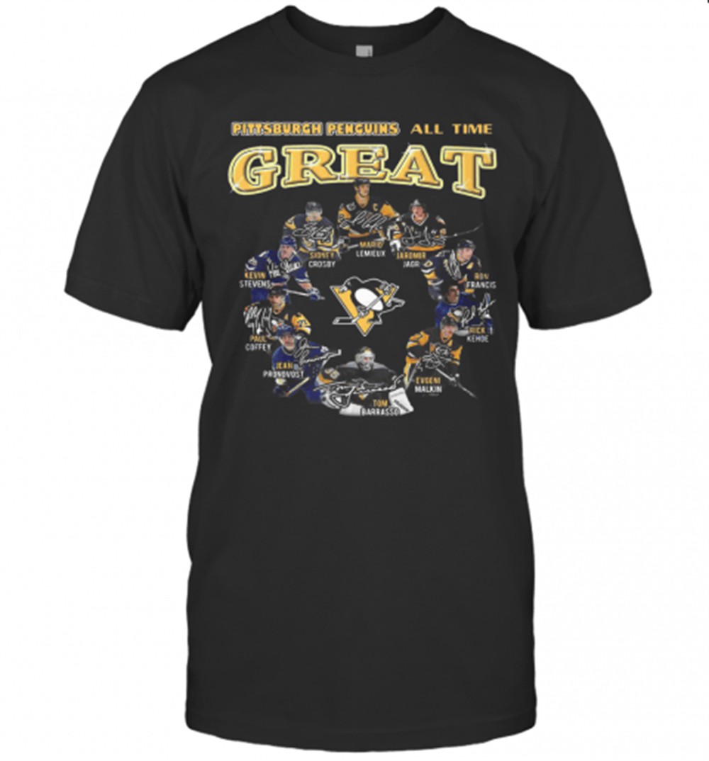 pittsburgh-penguins-all-time-great-mario-lemieux-jaromir-jagr-ron-francis-signat-jyqwk6ti Pittsburgh Penguins All Time Great Mario Lemieux Jaromir Jagr Ron Francis Signatures T-Shirt