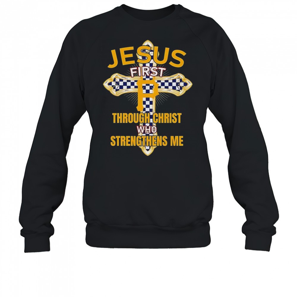 pittsburgh-pirates-jesus-first-through-christ-who-strengthens-me-t-shirt-hh8fm2gp Pittsburgh Pirates Jesus First Through Christ Who Strengthens Me T-Shirt
