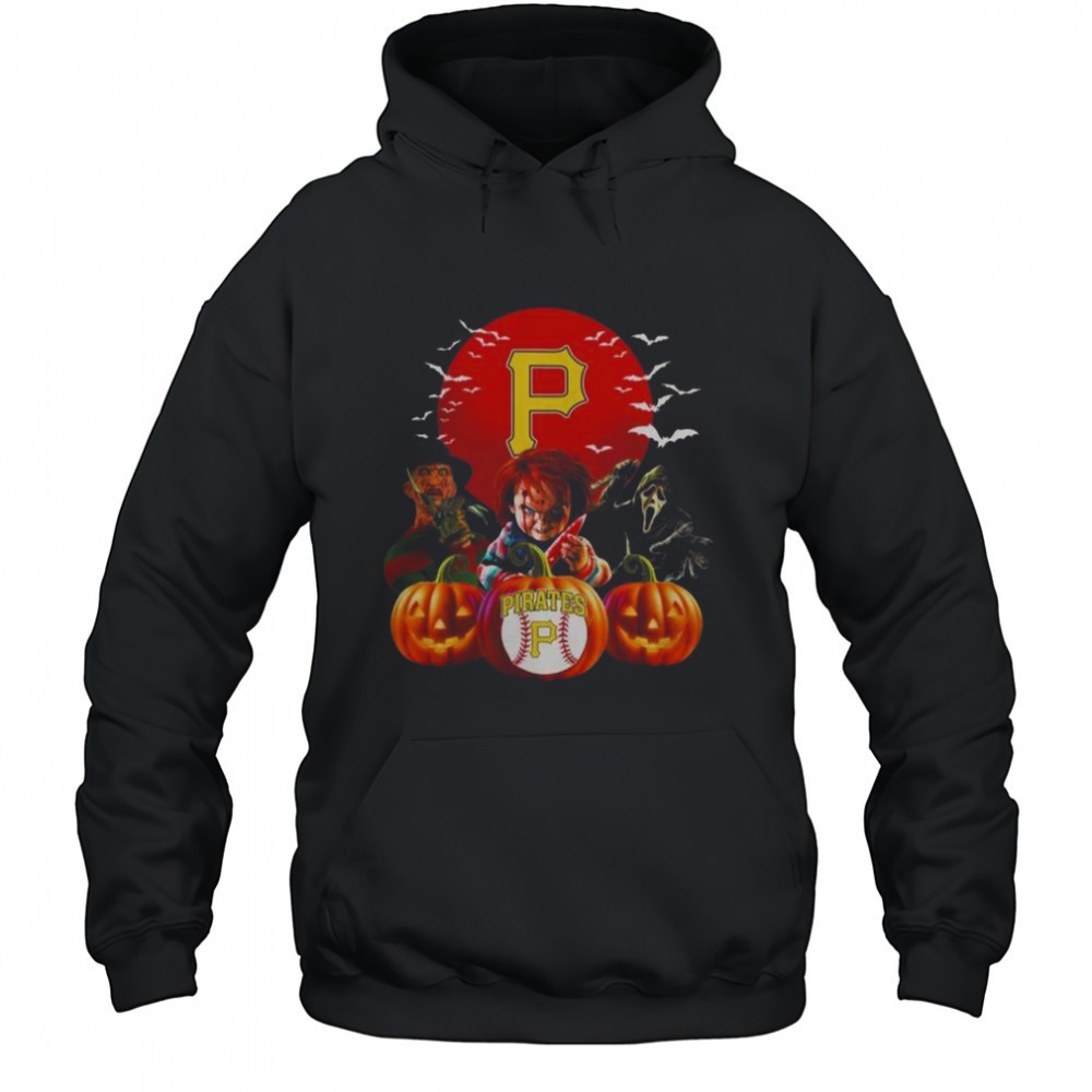 Pittsburgh Pirates MLB Horror Movie Halloween T-Shirt