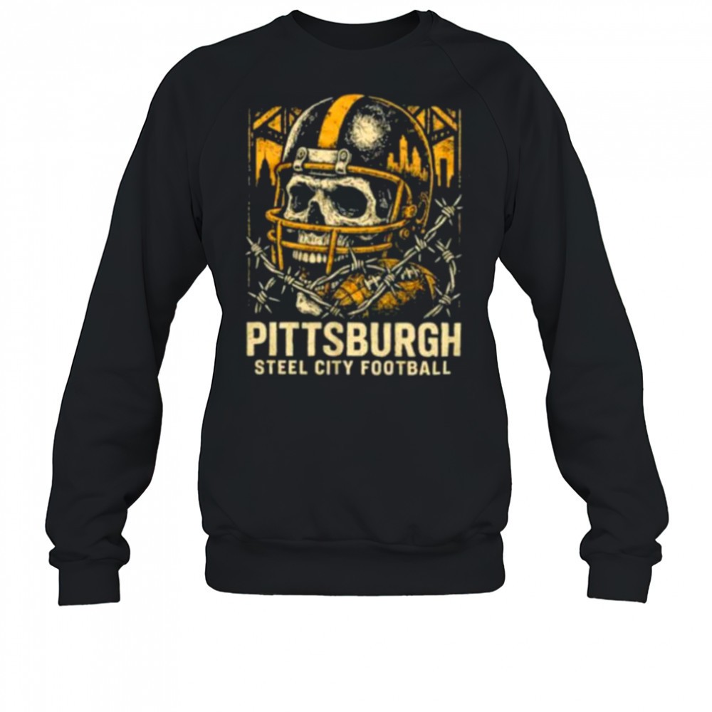 pittsburgh-steel-city-football-skull-crackin-helmet-shirt-ergwi0ys Pittsburgh Steel City Football skull crackin helmet Shirt