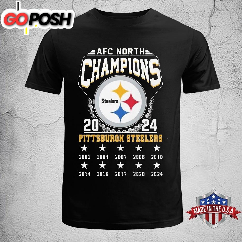 Pittsburgh Steelers AFC North Champs 2024 The Big Fan Unisex T-Shirt