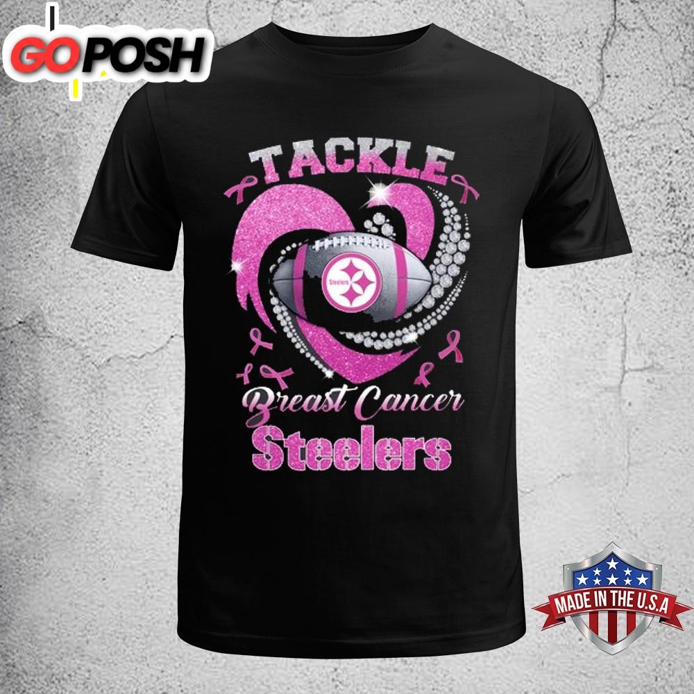 Pittsburgh Steelers Breast Cancer Unisex T-Shirt