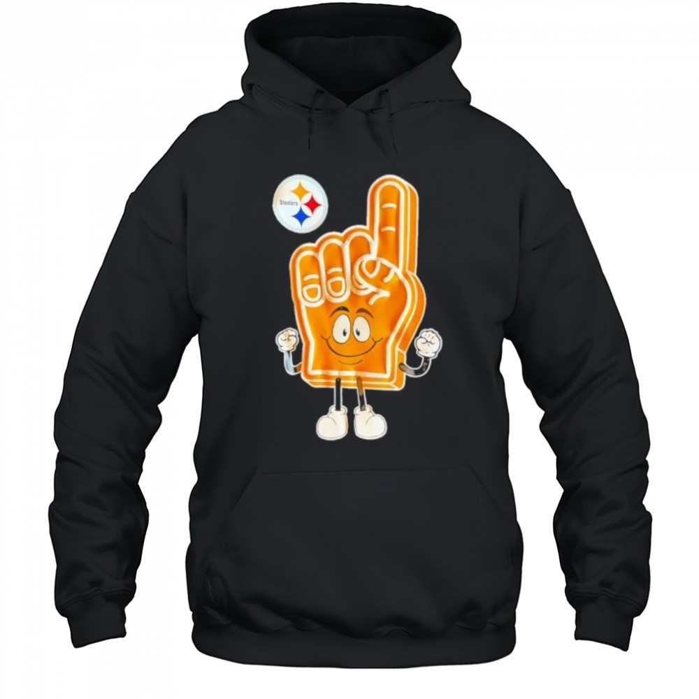 Pittsburgh Steelers Foam Finger Onesie shirt