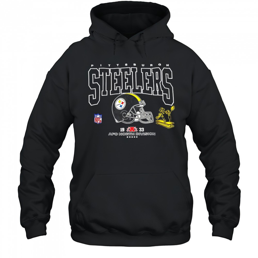 Pittsburgh Steelers football AFC North Division est 1933 logo shirt