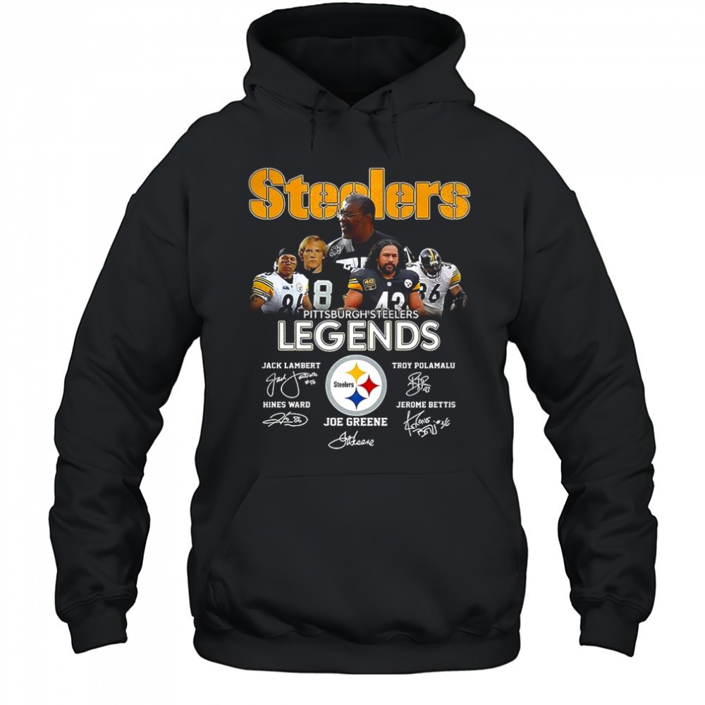 Pittsburgh Steelers football legendary player signature shirt