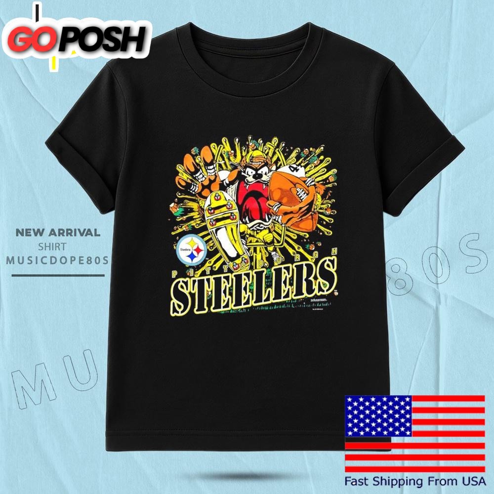 Pittsburgh Steelers Football Mascot Art T Shirt