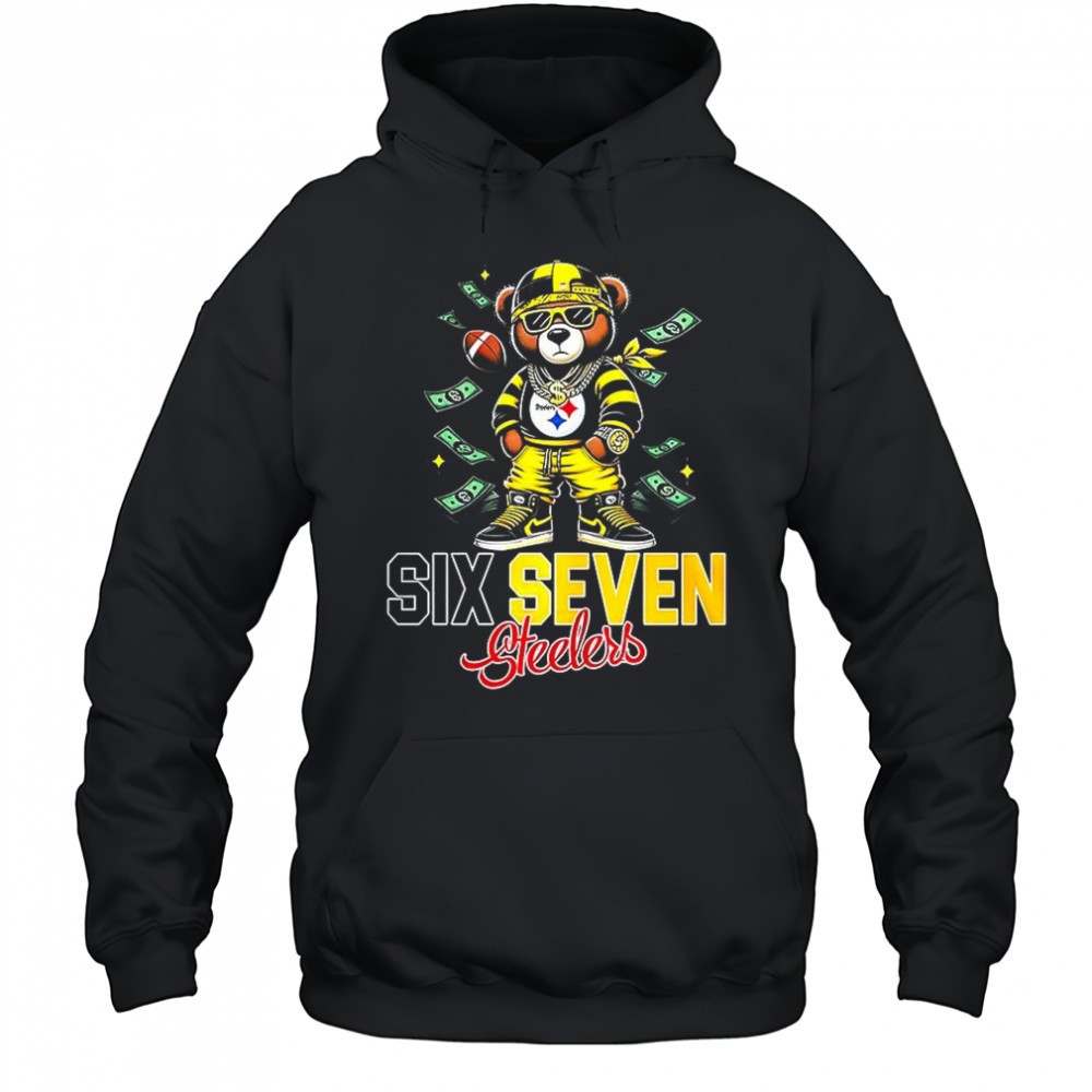 Pittsburgh Steelers football teddy bear gangster six seven shirt