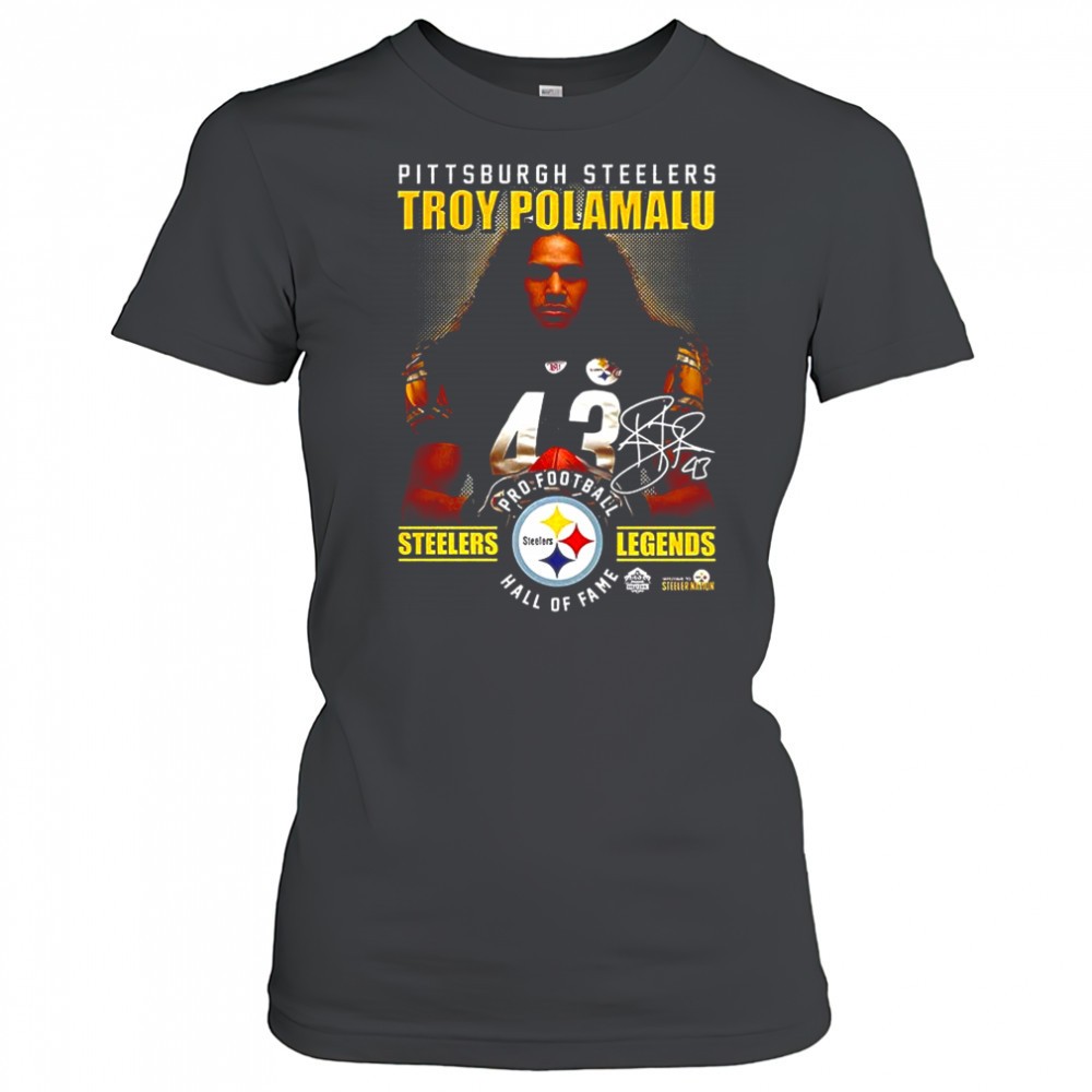 pittsburgh-steelers-football-troy-polamalu-hall-of-fame-signature-shirt-fvoeei32 Pittsburgh Steelers football Troy Polamalu Hall of fame signature shirt