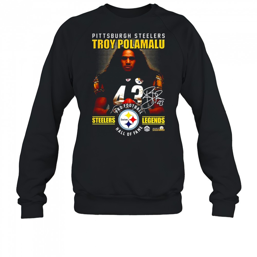 pittsburgh-steelers-football-troy-polamalu-hall-of-fame-signature-shirt-fvoeei32 Pittsburgh Steelers football Troy Polamalu Hall of fame signature shirt