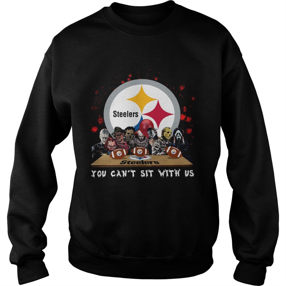 Pittsburgh Steelers Horror team you cant sit with us shirt