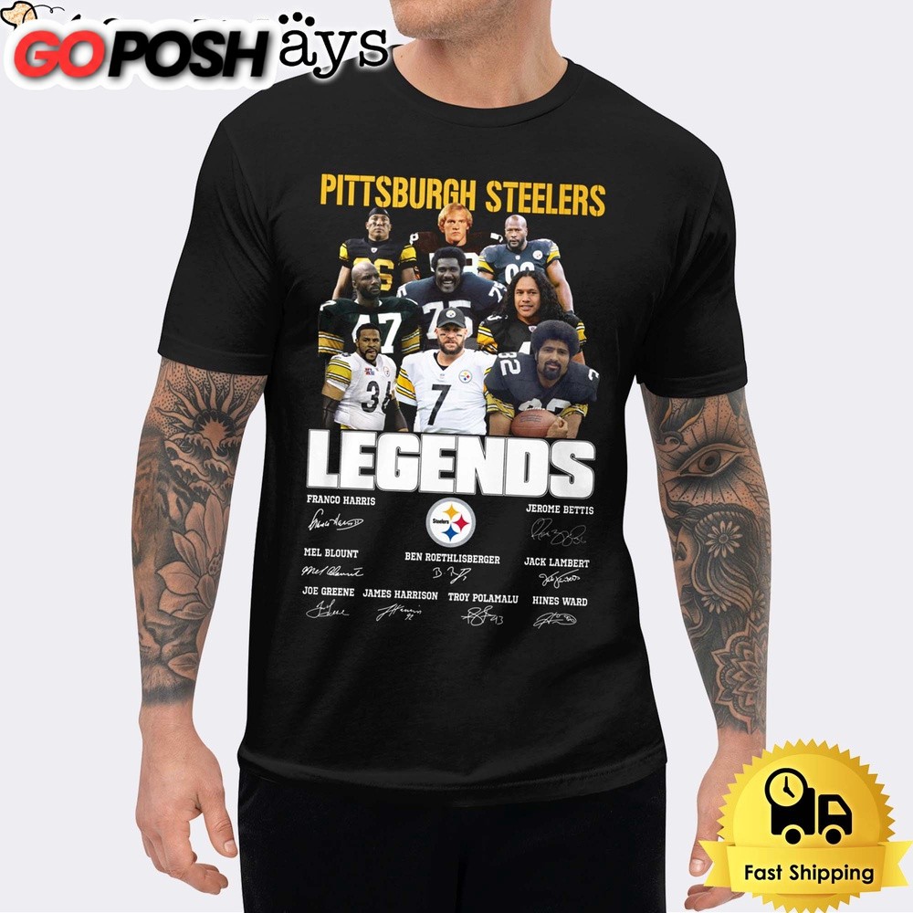 Pittsburgh Steelers Legendary History Signature Unisex T-Shirt