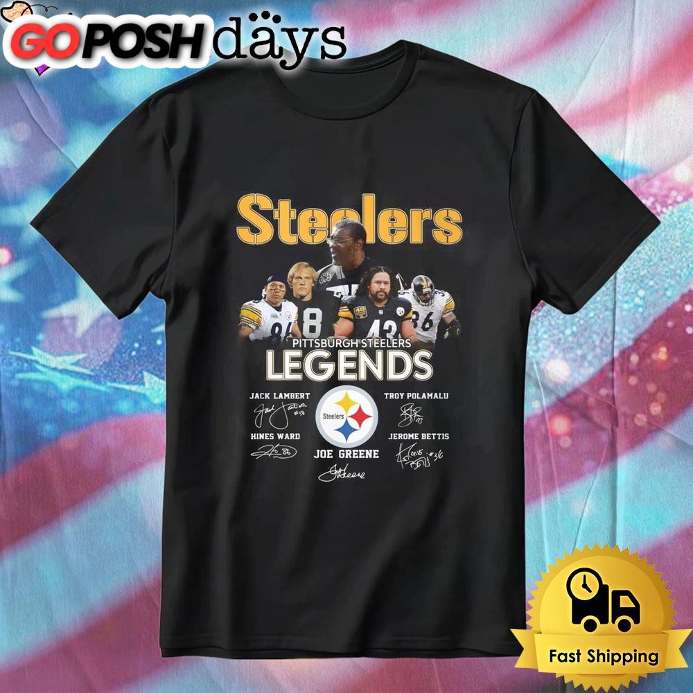 Pittsburgh Steelers Legendary Signature List T-Shirt