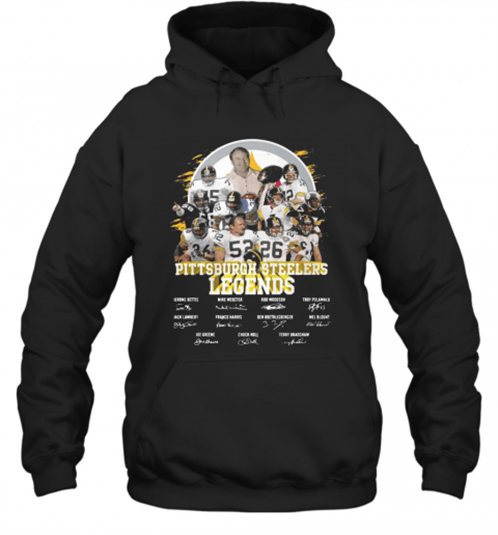 Pittsburgh Steelers Legends All Team Signatures T-Shirt