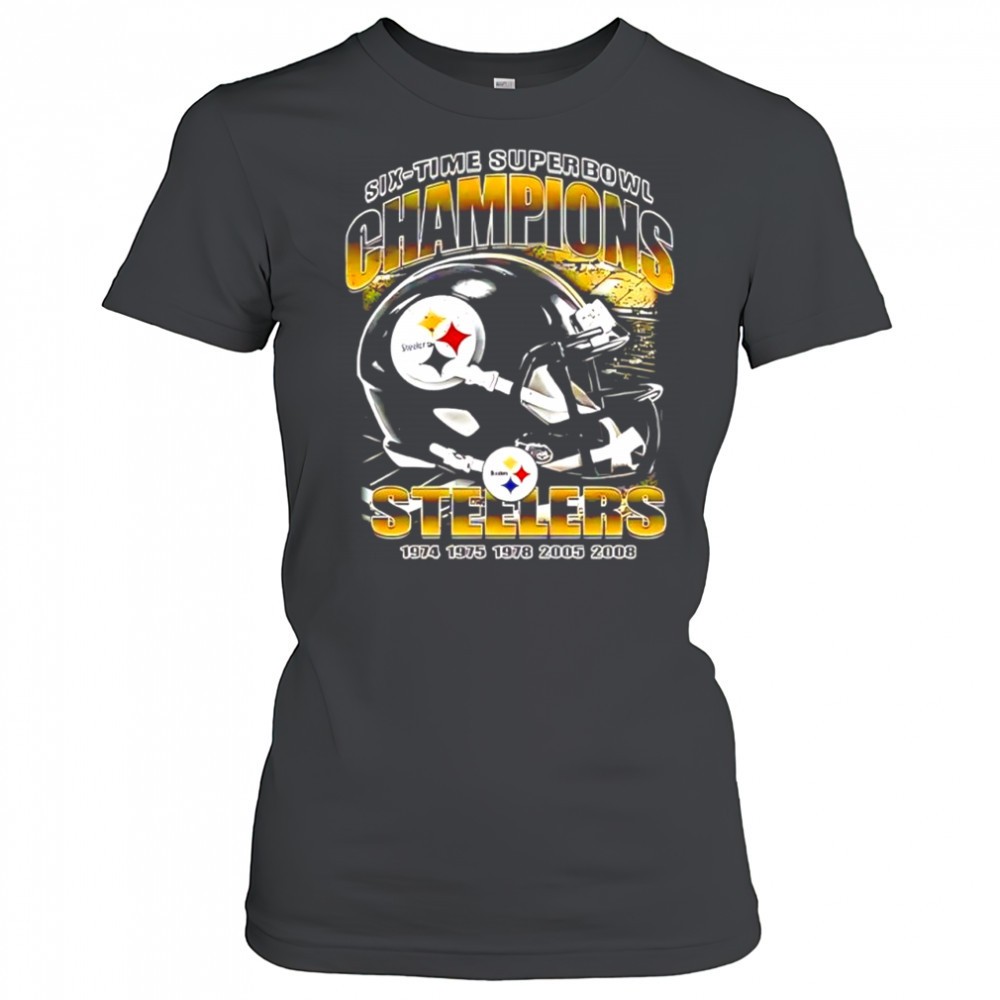 pittsburgh-steelers-six-time-super-bowl-champions-helmet-retro-shirt-3oiasdn8 Pittsburgh Steelers six time Super Bowl Champions helmet retro shirt