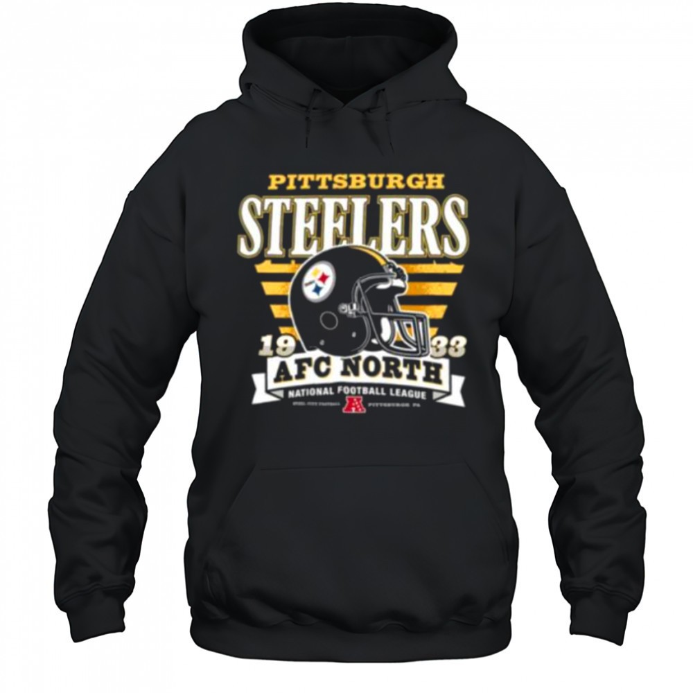 Pittsburgh Steelers Stripe Splash Franklin Throwback T Shirt