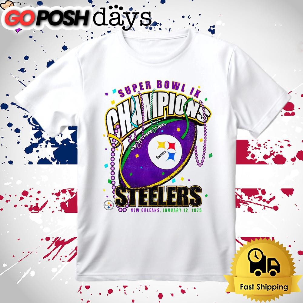 Pittsburgh Steelers Super Bowl Ix Champions T Shirt