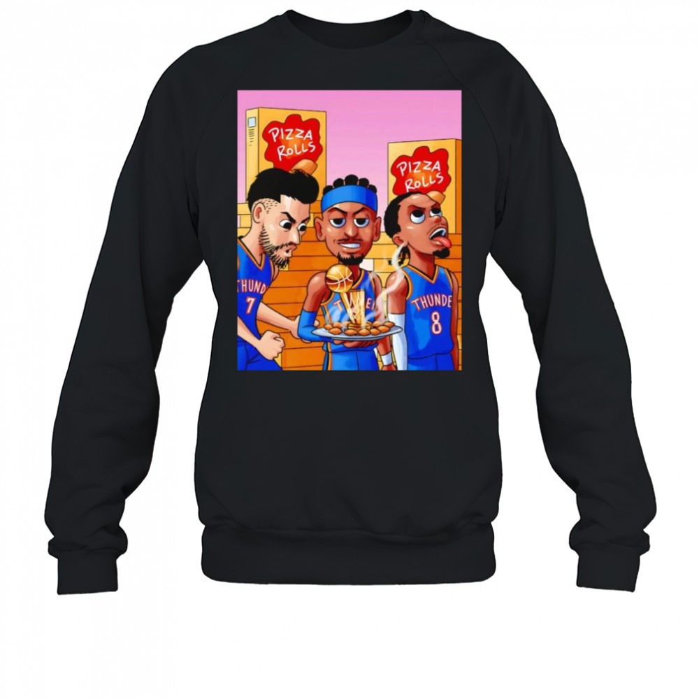 pizza-rolls-okc-thunder-shirt-awr3ugiw Pizza rolls OKC Thunder shirt
