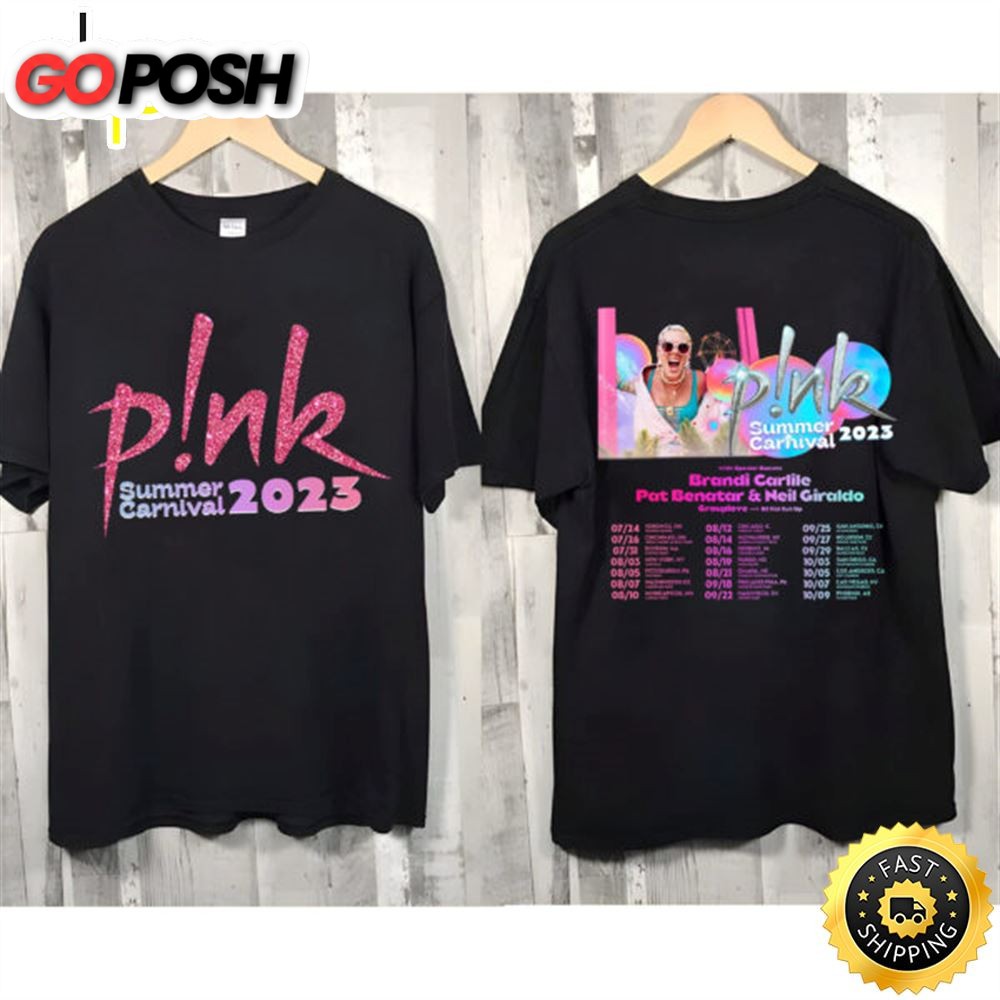 P!nk Pink Singer Summer Carnival 2023 Tour Tshirt