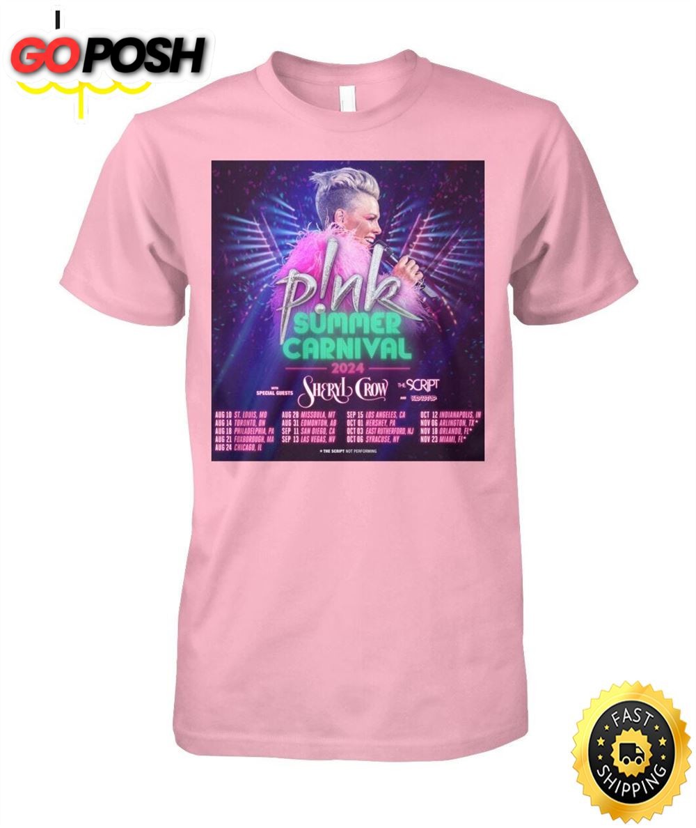 P!nk Summer Carnival US Tour 2025 Shirt