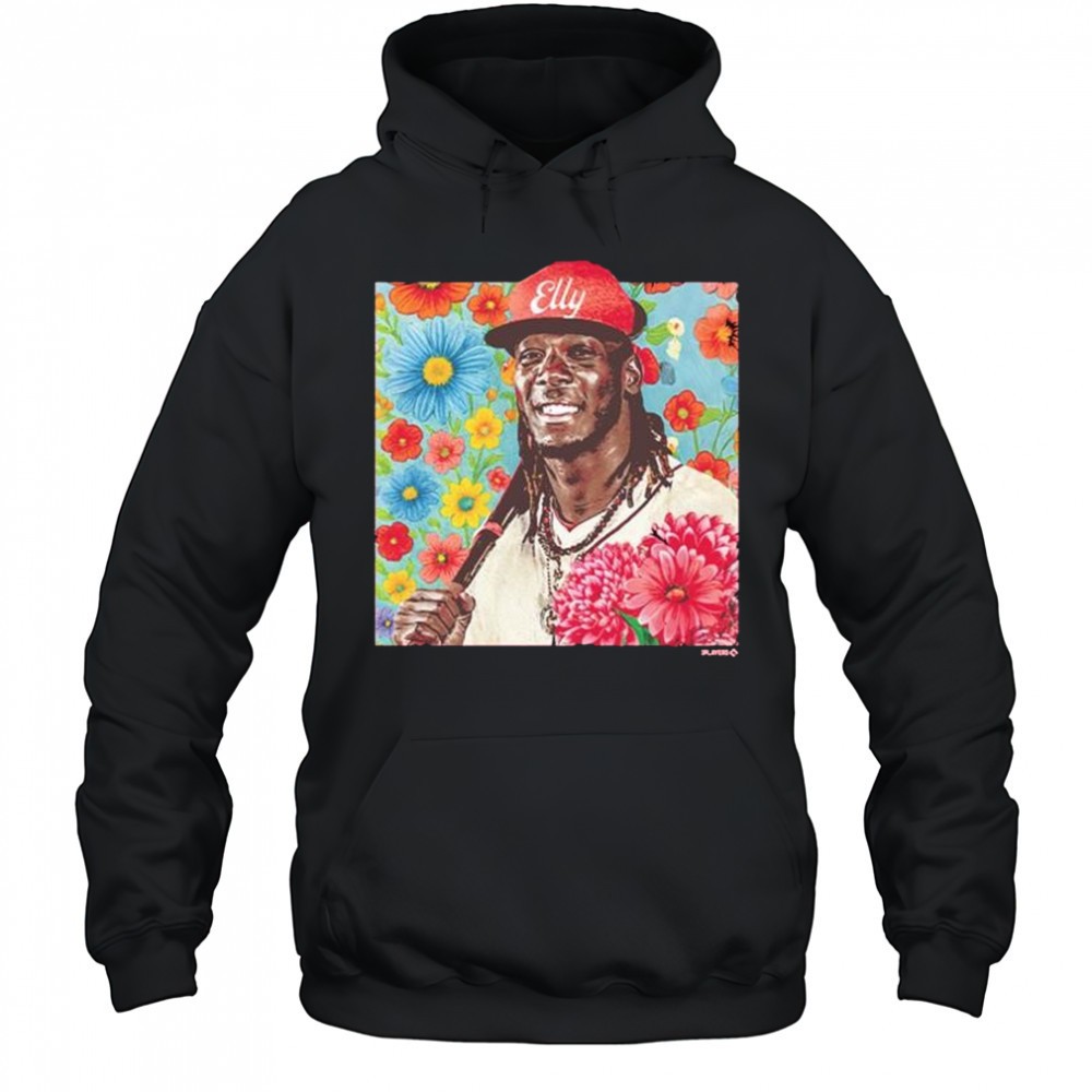 Pocket Full of Elly – Elly De La Cruz Floral Design Cincinnati Reds t-shirt