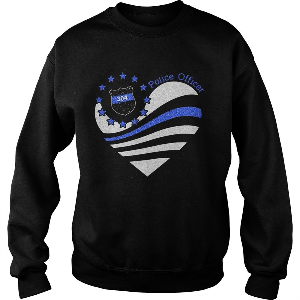 Police Officer 304 Heart shirt