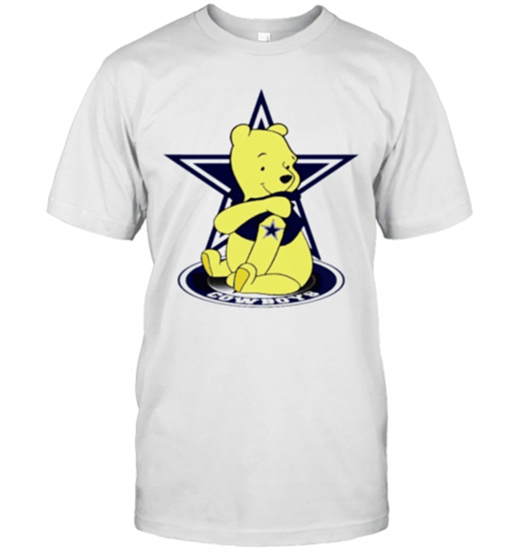 Pooh Tattoo Dallas Cowboys T-Shirt