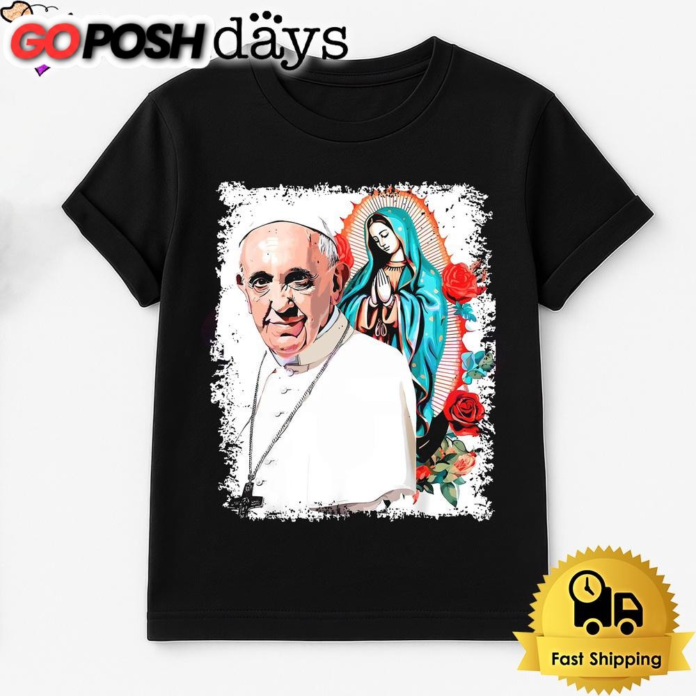 Pope Francis Rest In Peace 2025 Catholic Tribute T Shirt