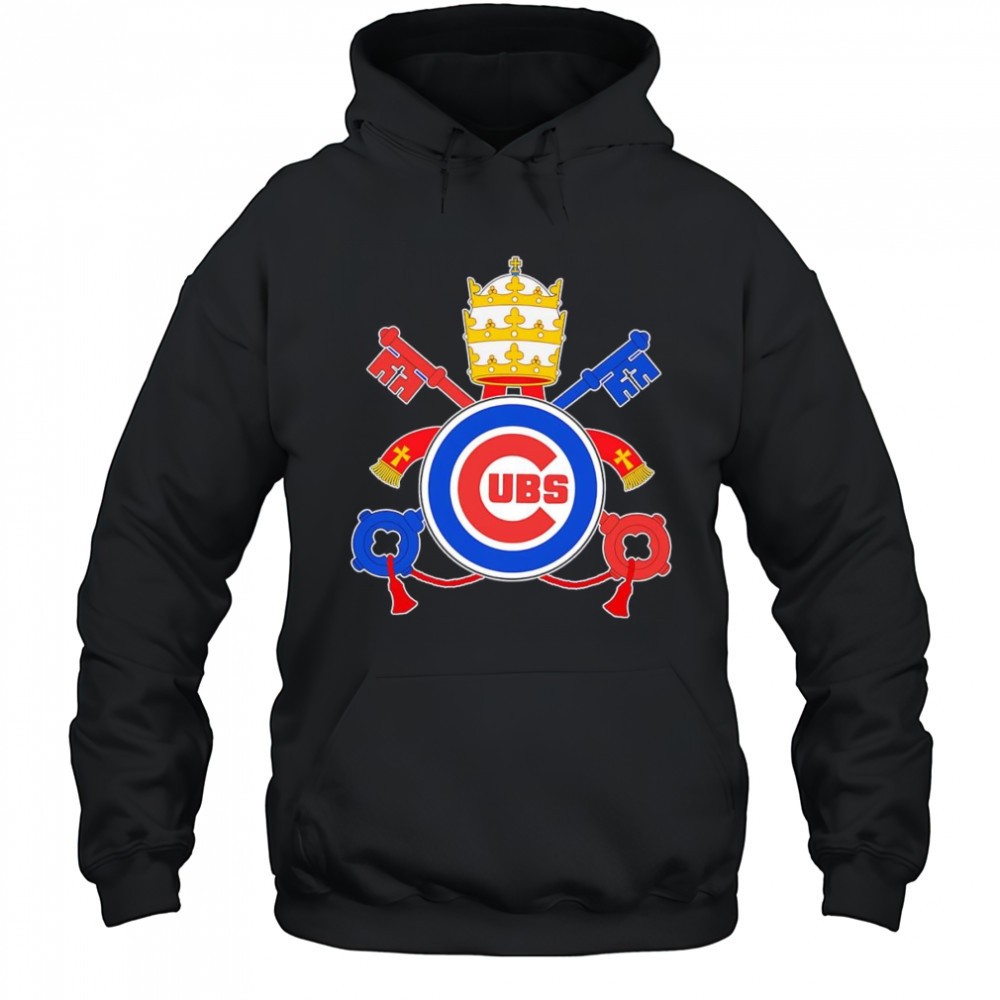 Pope Leo XIV Chicago Cubs logo shirt