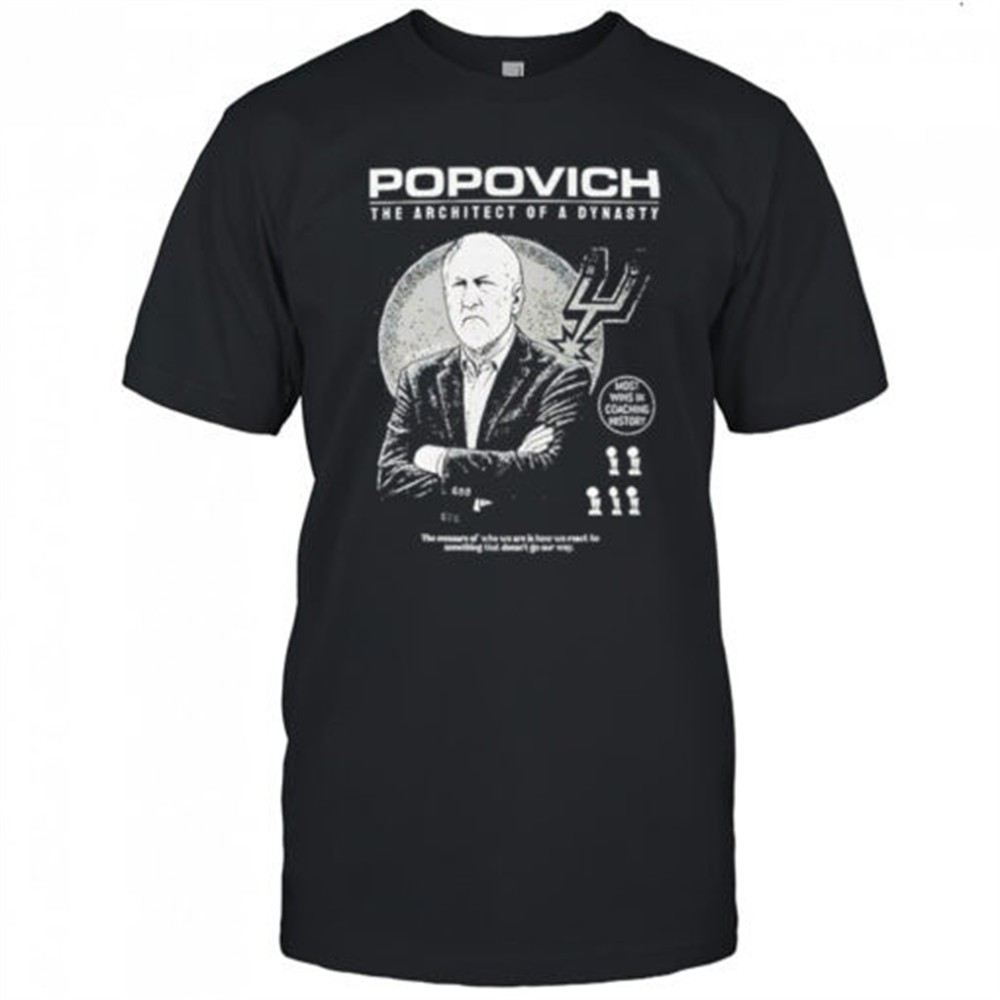 Popovich The Architect Of A Dynasty Shirt