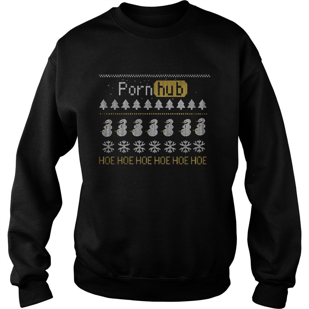 Porn Hub Hoe Hoe Hoe Ugly Christmas 2019 shirt