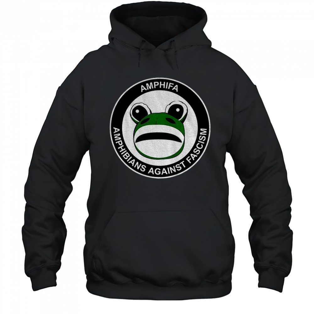 Portland frog Amphifa Amphibians Against Fascism political shirt