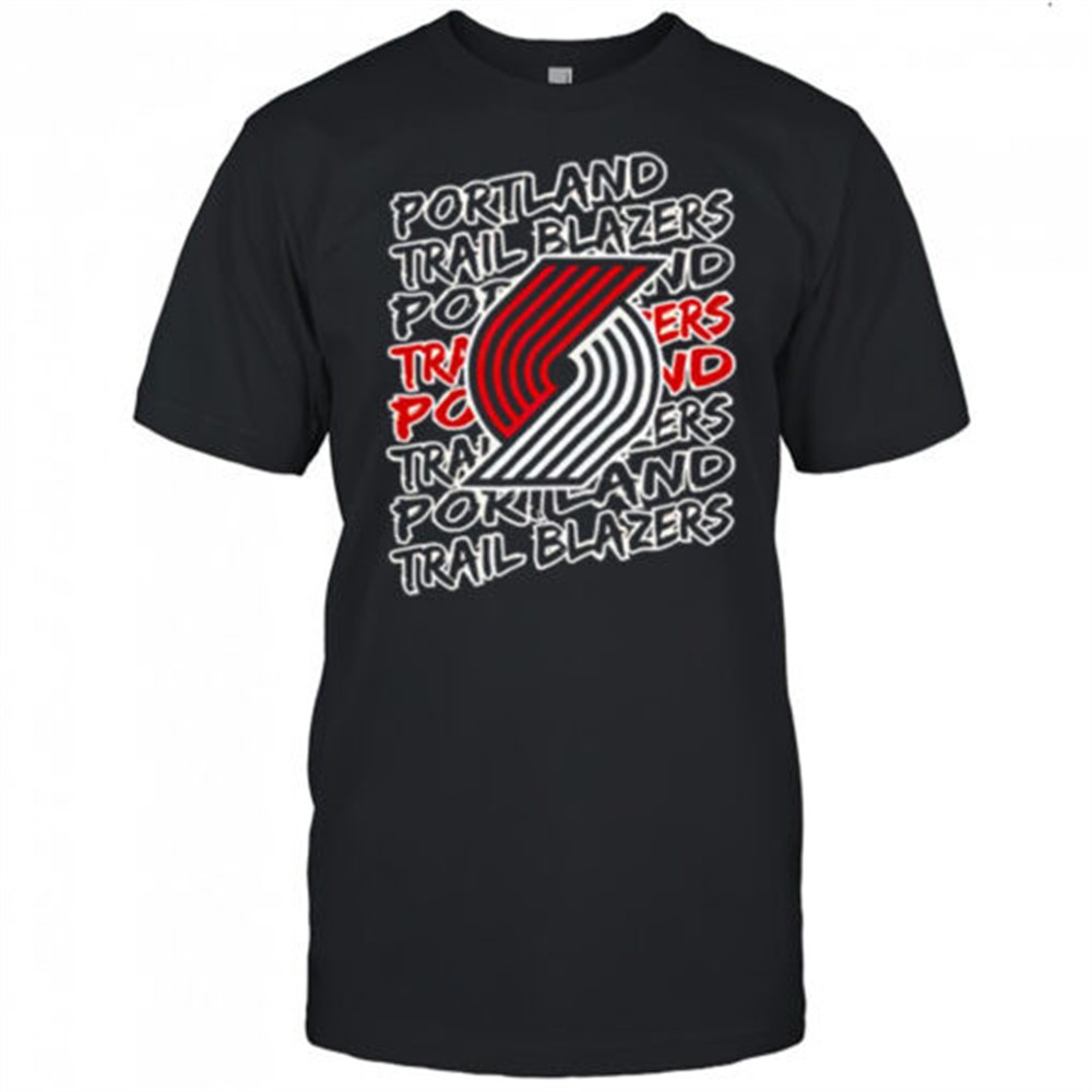 portland-trail-blazers-nba-logo-repeat-shirt-r55pddkd Portland Trail Blazers NBA logo repeat shirt