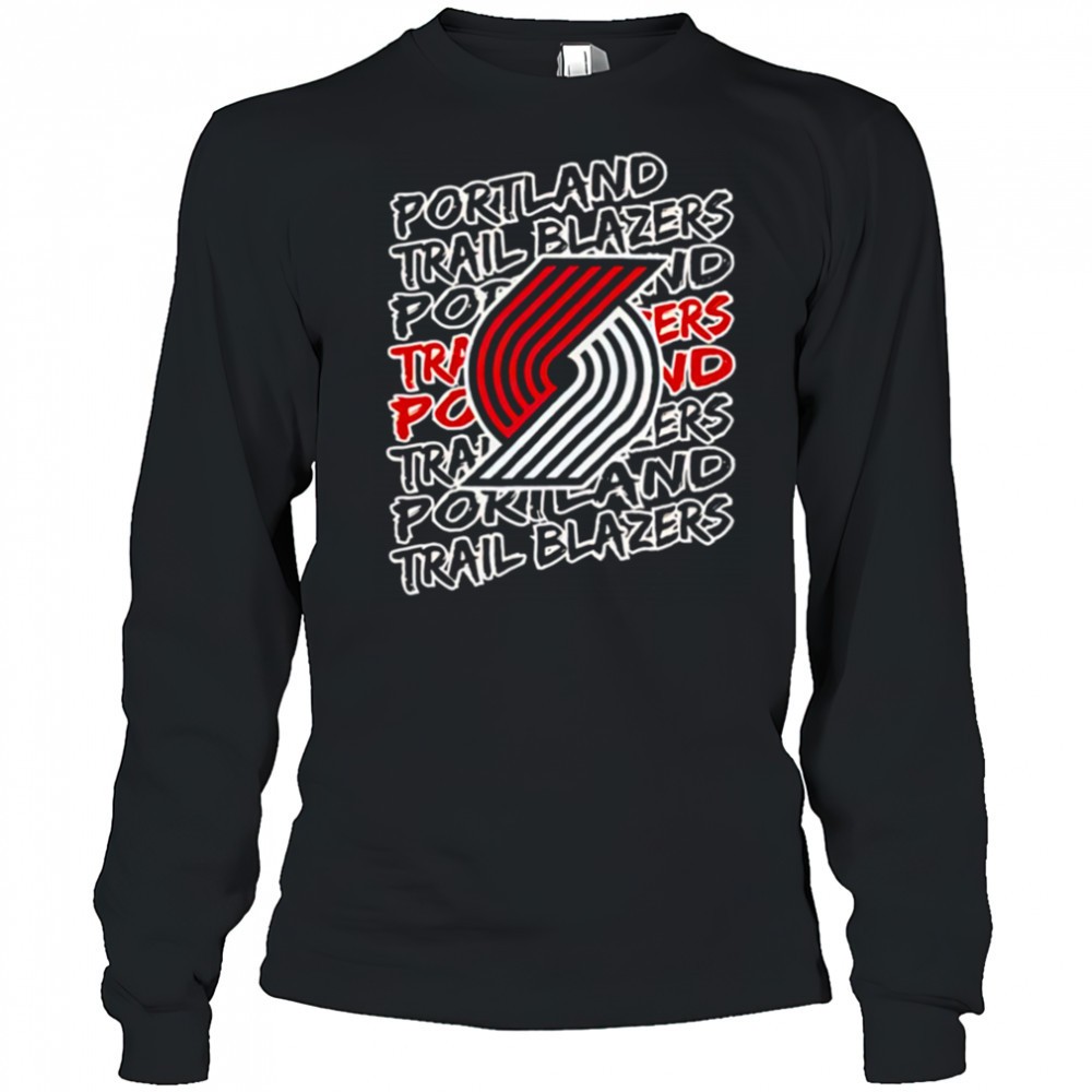 portland-trail-blazers-nba-logo-repeat-shirt-r55pddkd Portland Trail Blazers NBA logo repeat shirt