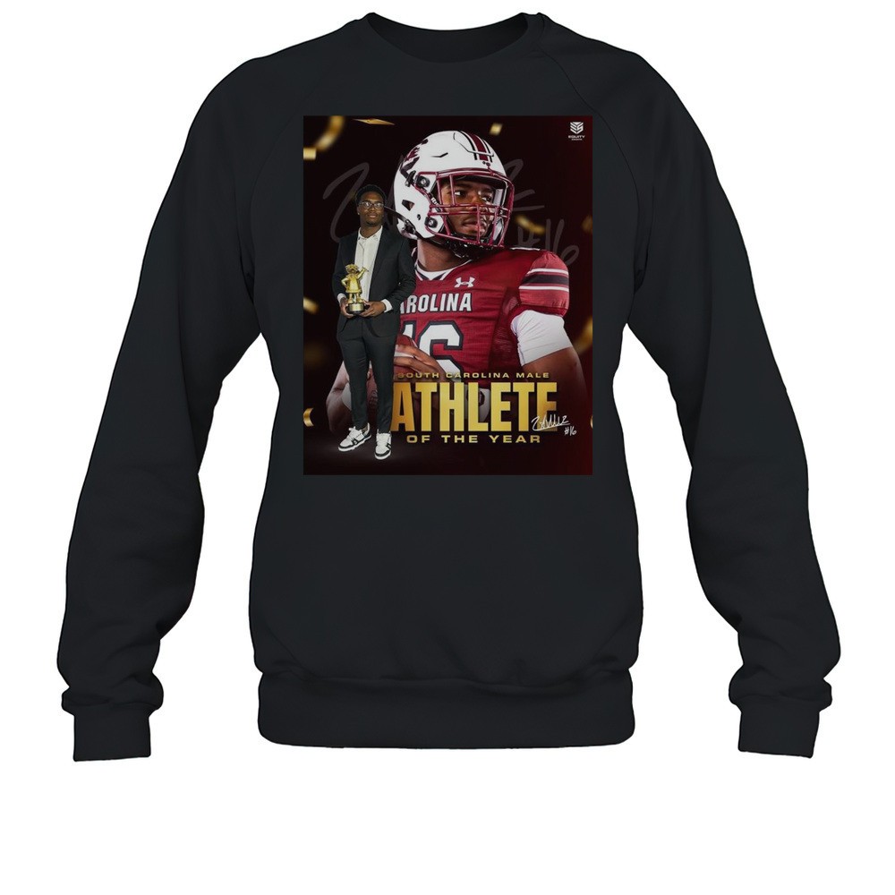 Poster Congratulations LaNorris Sellers South Carolina Male Male Athlete Of The Year Signature T-shirt