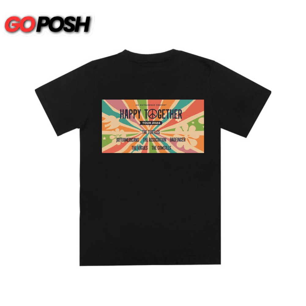 Poster Happy Together Tour 2025 Unisex T-shirt