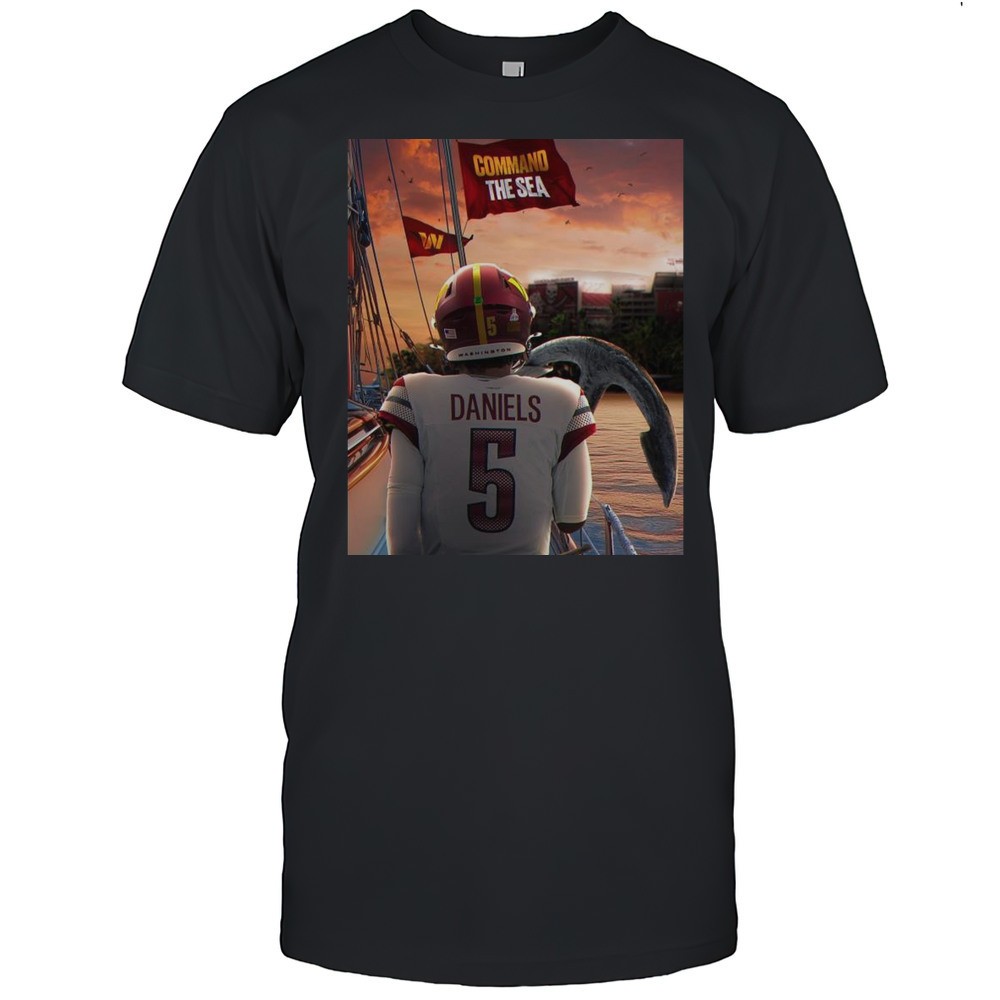 poster-jayden-daniels-washington-commanders-vs-tampa-bay-buccaneers-command-the-42u10wcr Poster Jayden Daniels Washington Commanders Vs Tampa Bay Buccaneers Command The Sea T-shirt