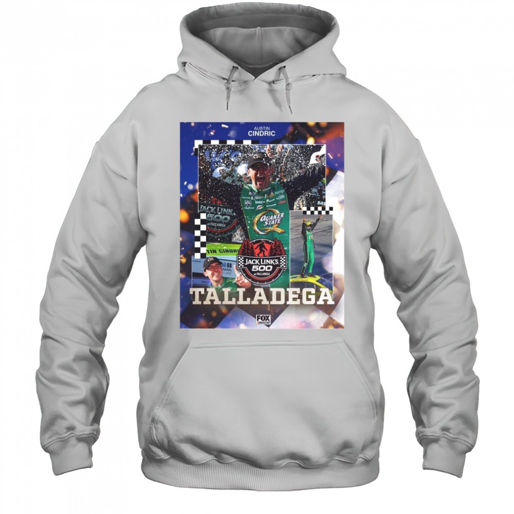 Poster NASCAR Austin Cindric Scores His Third Career Cup Series Jack Links 500 At Talladega t-shirt