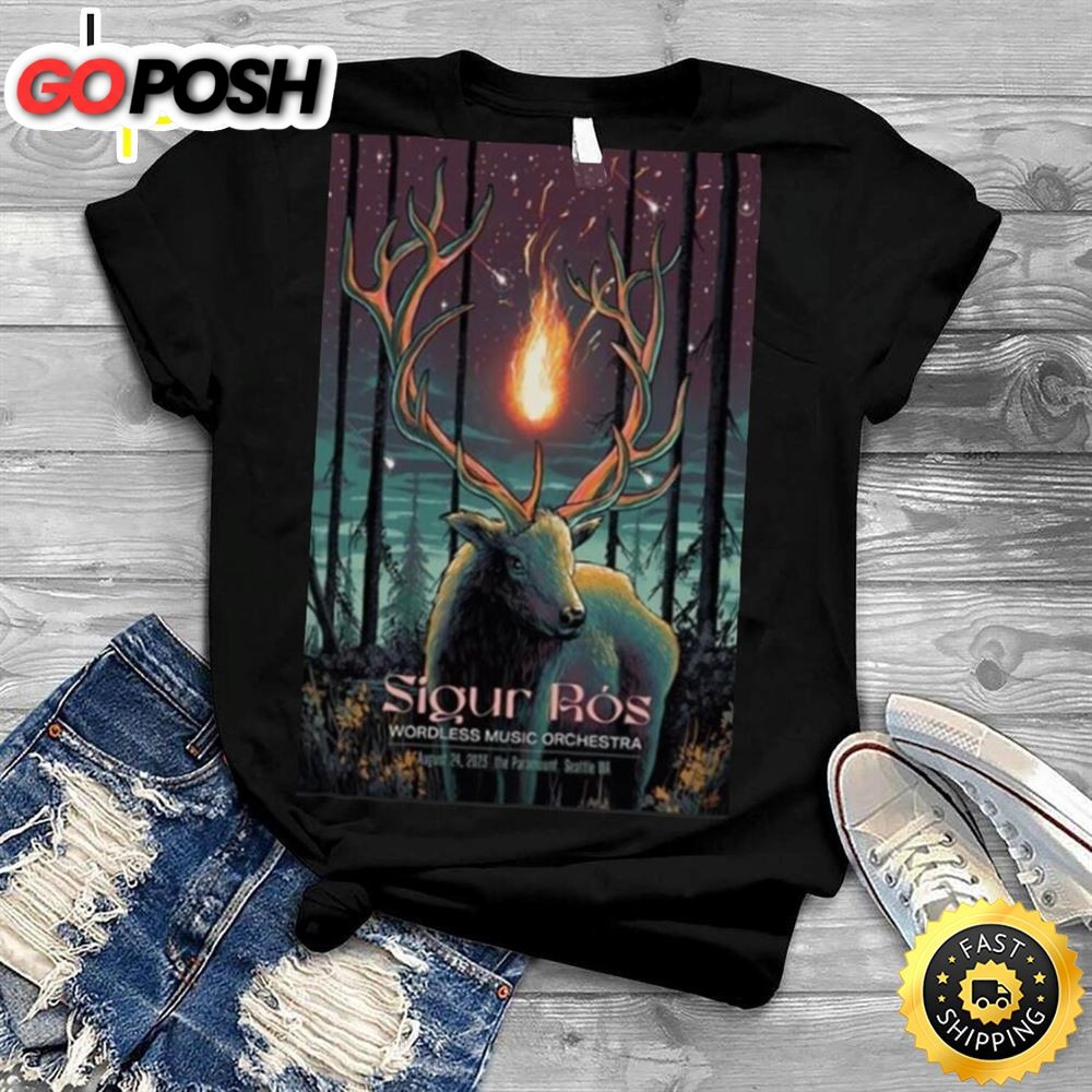 Poster Sigur Rós Paramount Theatre Seattle, WA August 24, 2025 Shirt