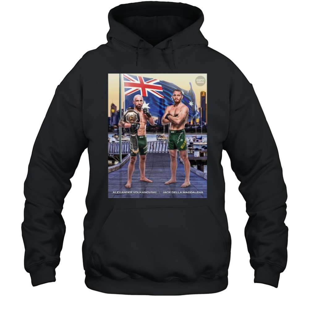 Poster UFC 315 Alexander Volkanovski Vs Jack Della Maddalena Welterweight Title 2025 t-shirt
