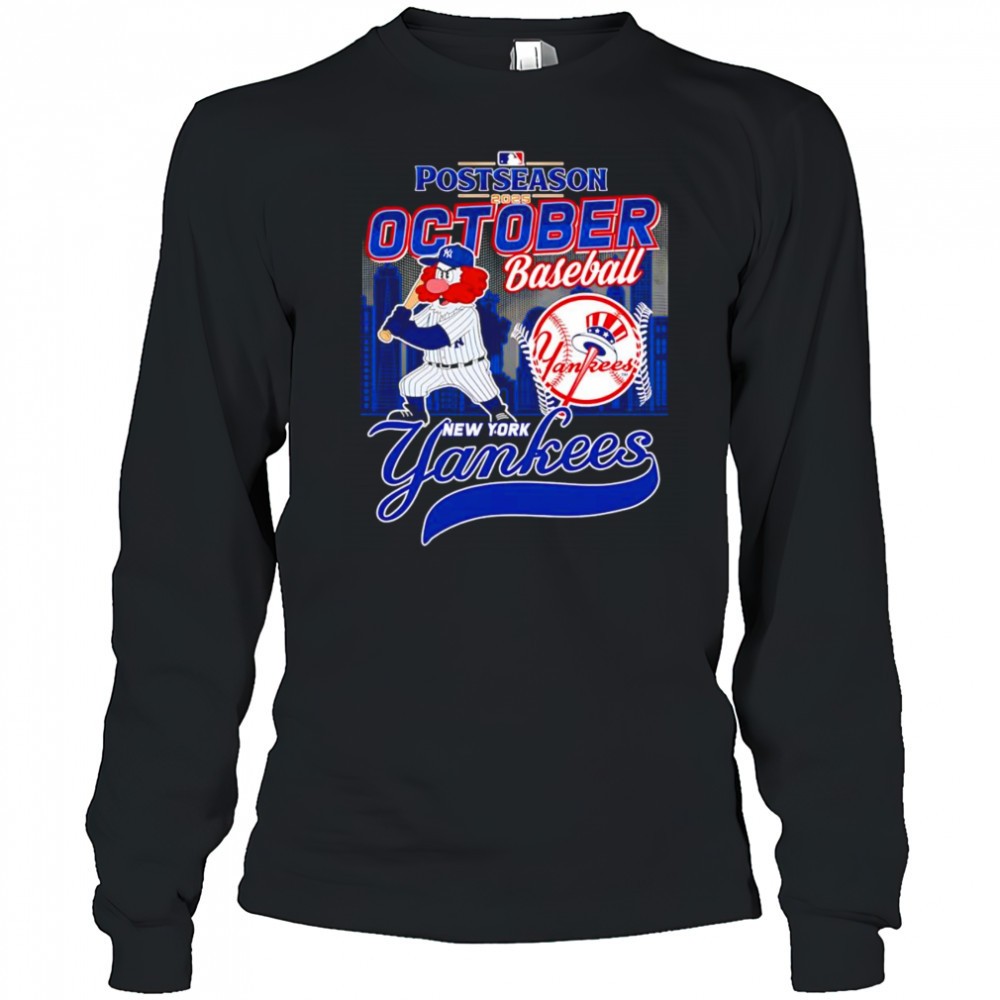 postseason-2025-october-baseball-new-york-yankees-mascot-shirt-rcb644vn Postseason 2025 October baseball New York Yankees mascot shirt